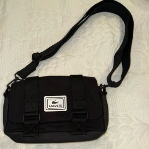 Lacoste Black Messenger Bag